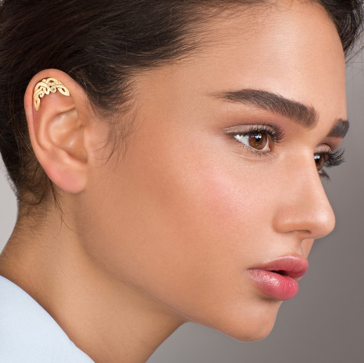 Moon helix earring sales
