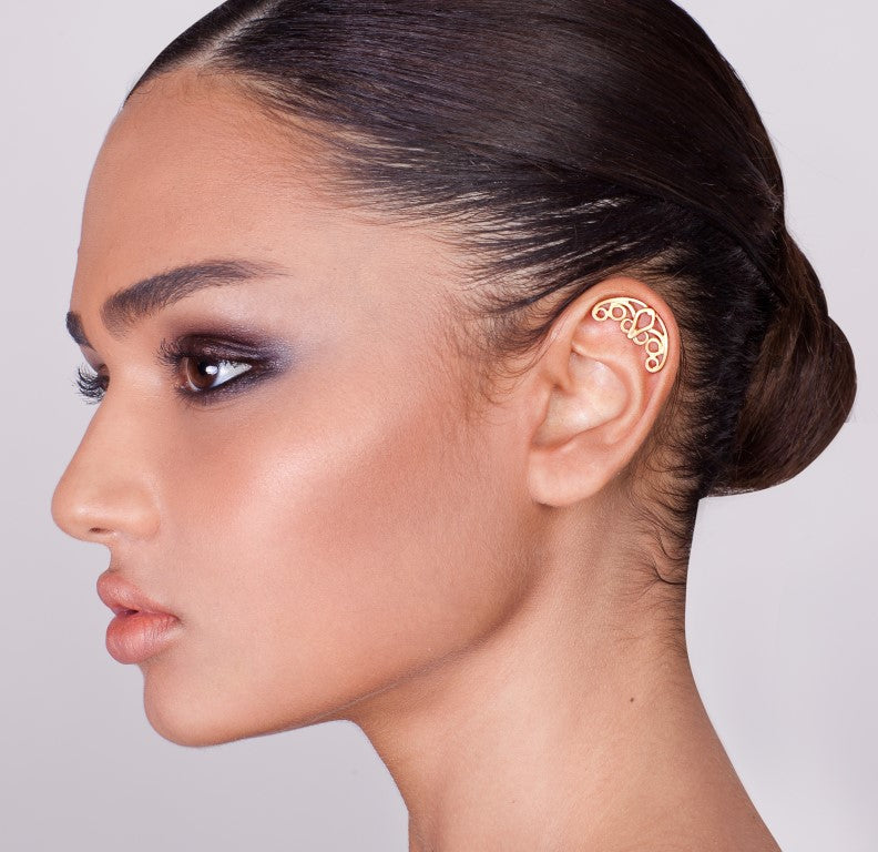 Gold Helix Spiral Earrings – kdavisstudios